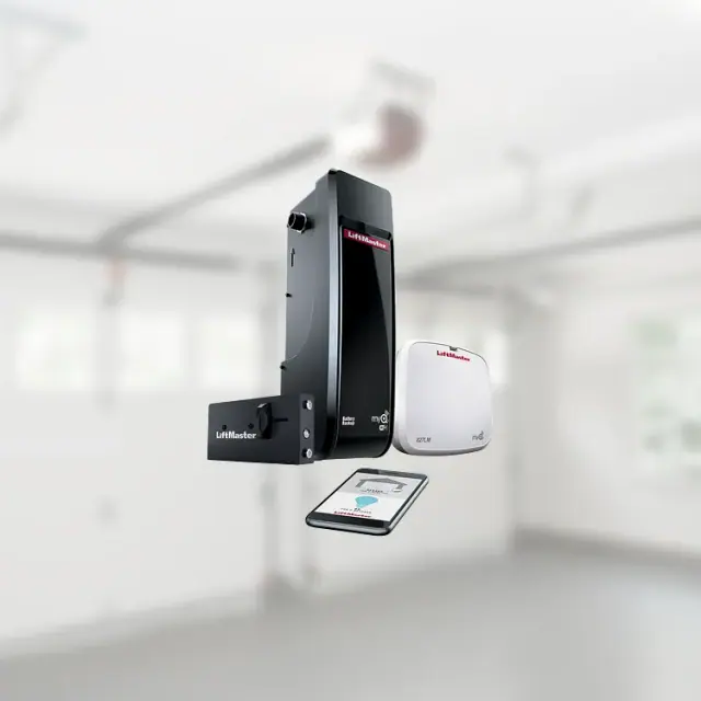 Garage door opener accessories, including a remote control